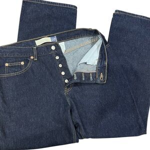 Vintage GAP Woman’s Dark Blue Bootcut Jeans Size 12 Ankle